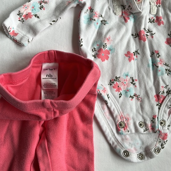 Lot of 4 Newborn Baby Girl Outfits - Picture 7 of 12